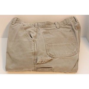 Carhartt B11 DES Dungaree Fit Tan Carpenter Jeans Mens 38x32